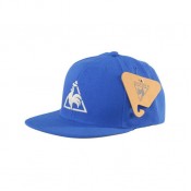 Magasin Le Coq Sportif Small Accessories Snapback Cap Royal Bleu Casquettes Paris